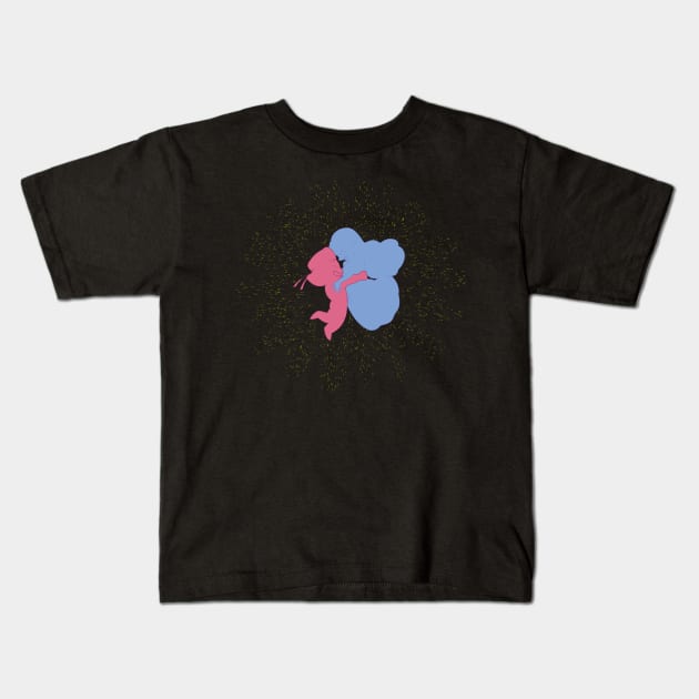 Ruby And Sapphires Kids T-Shirt by Nykos